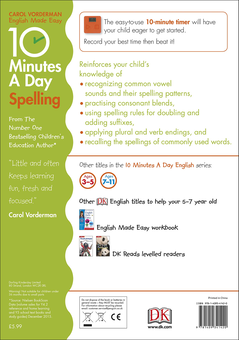Бумажная книга «10 Minutes A Day Spelling Ages 5-7 Key Stage 1», автор Кэрол Вордерман - фото №2 - миниатюра
