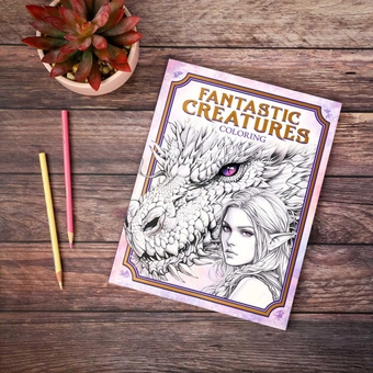 Паперова книга «Fantastic Creatures Coloring», автор Редактори Thunder Bay Press - фото №2 - мініатюра