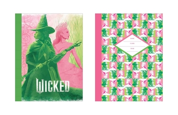 Бумажная книга «Wicked Pink & Green Composition Notebook Set», автор Insight Editions - фото №1 - миниатюра