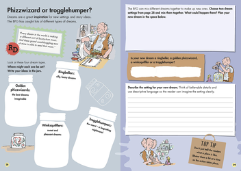 Бумажная книга «Roald Dahl’s Creative Writing with The BFG. How to Write Splendid Settings» - фото №4 - миниатюра
