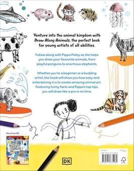 Бумажная книга «Draw Along Animals: Sketch Your Way Through the Animal Kingdom», автор Пиппа Пиксли - фото №2 - миниатюра