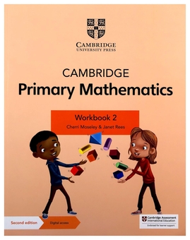 Бумажная книга «Cambridge Primary Mathematics Workbook 2 With Digital Access (1 Year)», авторов Черри Мозли, Джанет Риз - фото №1 - миниатюра