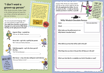 Бумажная книга «Roald Dahl’s Creative Writing with Charlie and the Chocolate Factory. How to Write Tremendous Characters» - фото №3 - миниатюра