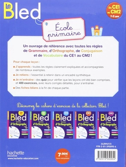 Паперова книга «Bled école primaire», автор Claude Couque - фото №2 - мініатюра
