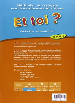 Бумажная книга «Et Toi?: Livre de l'Eleve 1», автор Мари-Жозе Лопес - фото №2 - миниатюра