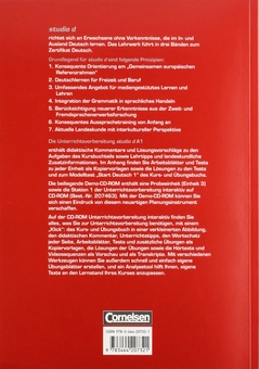 Бумажная книга «studio d - Grundstufe: A1: Gesamtband - Unterrichtsvorbereitung (Print) mit Demo-CD-ROM: Vorschläge für Unterrichtsabläufe, Tests und Kopiervorlagen», автор Герман Функ - фото №2 - миниатюра