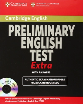 Бумажная книга «Cambridge Preliminary English Test Extra Student's Book with Answers (+CD)» - фото №1 - миниатюра