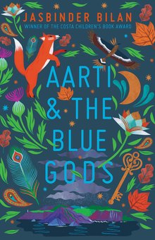 Паперова книга «Aarti & the Blue Gods», автор Джасбіндер Білан - фото №1 - мініатюра