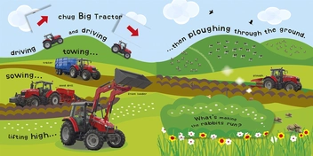 Паперова книга «Chug Chug Tractor» - фото №3 - мініатюра