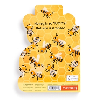 Бумажная книга «The Honey Bear Hive Shaped Board Book», автор Джилане Гофман - фото №3 - миниатюра