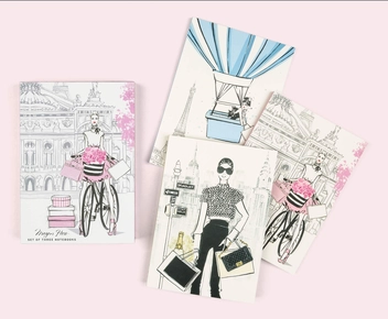 Бумажная книга «Chic: A Fashion Odyssey - Megan Hess Boxed Journal Set», автор Меган Хесс - фото №3 - миниатюра