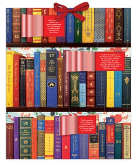 Паперова книга «Festive Bookshelf Advent Calendar» - фото №1 - мініатюра