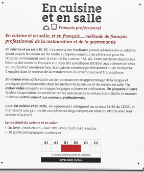 Бумажная книга «En cuisine et en salle Français professionnel B1-B2 : Guide pédagogique» - фото №2 - миниатюра