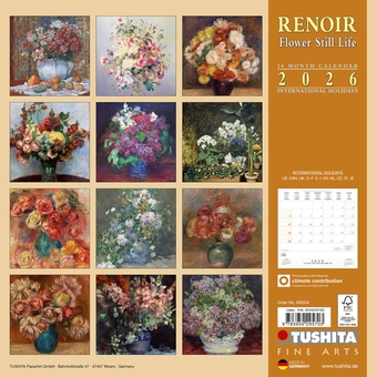 Паперова книга «Renoir. Flower Still Life 2026» - фото №2 - мініатюра