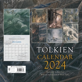 Бумажная книга «Tolkien Calendar 2024», авторов Джон Р. Р. Толкин, Браян Сиблей - фото №2 - миниатюра