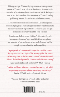 Паперова книга «Consent. A Memoir», автор Ванесса Спрінгора - фото №2 - мініатюра