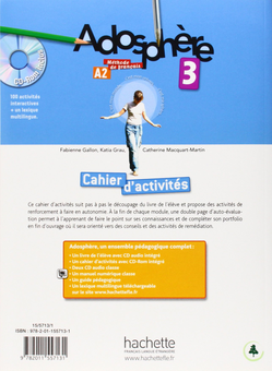 Бумажная книга «Adosphère: Niveau 3: Cahier d'activités (+ CD-ROM)», авторов Fabienne Gallon, Katia Grau, Catherine Macquart-Martin - фото №2 - миниатюра