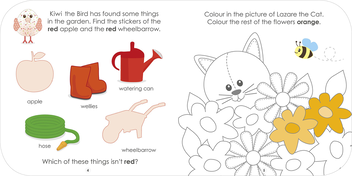 Бумажная книга «Rainbow Colours. Play-and-Learn Sticker Book for Little Hands!» - фото №5 - миниатюра