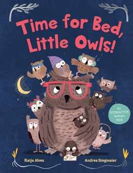 Паперова книга «Time for Bed, Little Owls!», автор Катя Алвес - фото №1 - мініатюра