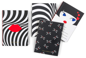 Бумажная книга «Lulu Guinness: Optical Stripe Set of 3 Notebooks» - фото №2 - миниатюра
