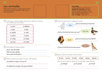 Бумажная книга «10 Minutes a Day Spanish Ages 7-11 Key Stage 2», автор Кэрол Вордерман - фото №5 - миниатюра