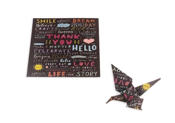 Паперова книга «Origami Paper. 200 sheets. Inspirational Messages. 15 cm» - фото №6 - мініатюра
