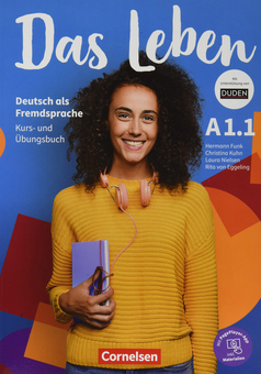 Бумажная книга «Das Leben in Teilbänden. Kurs- und Übungsbuch A1.1 inkl. PagePlayer-App», авторов Герман Функ, Кристина Кун, Лаура Нильсен - фото №1 - миниатюра