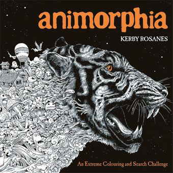 Паперова книга «Animorphia. An Extreme Colouring and Search Challenge», автор Кербі Розанес - фото №1 - мініатюра