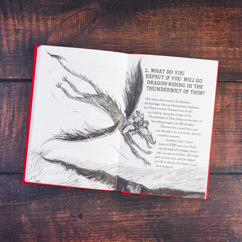 Бумажная книга «How to Train Your Dragon 20th Anniversary Edition», автор Крессида Коуэлл - фото №6 - миниатюра