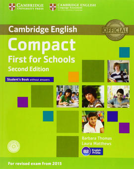 Бумажная книга «Compact First for Schools Student's Book without Answers (+CD)», автор Барбара Томас - фото №1 - миниатюра