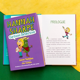 Паперова книга «Hannah Sharpe Cartoon Detective», автор Джанет Ташджіан - фото №6 - мініатюра