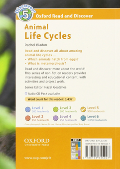 Бумажная книга «Oxford Read and Discover: Level 5: Animal Life Cycles», автор Рейчел Бладон - фото №2 - миниатюра