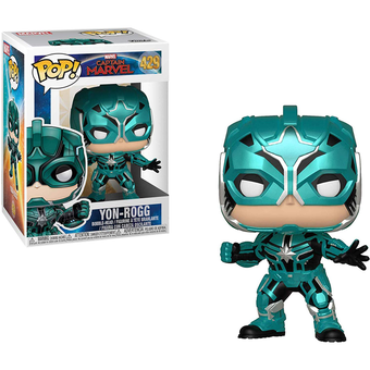  «Коллекционная фигурка Funko Pop! Pop movies Captain Marvel Йон-Рогг (FK36352)», бренда Funko Pop - фото №3 - миниатюра