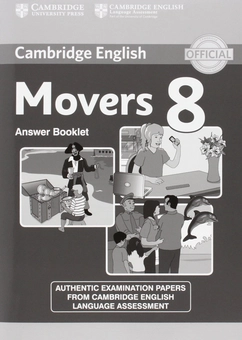 Паперова книга «Cambridge English Young Learners 8 Movers Answer Booklet» - фото №1 - мініатюра