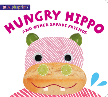 Паперова книга «Alphaprints Hungry Hippo», автор Роджер Прідді - фото №1 - мініатюра