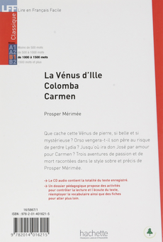 Паперова книга «B1 La Venus d'Ille, Colomba, Carmen + CD audio MP3 », автор Проспер Меріме - фото №2 - мініатюра