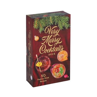 Paper book «Very Merry Cocktails Deck: 50 Festive Drink Recipes» - фото №2 - миниатюра