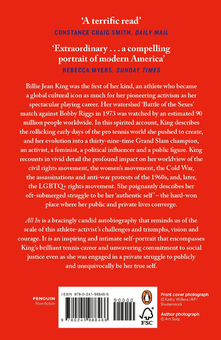 Бумажная книга «All In. The Autobiography of Billie Jean King», автор Билли Джин Кинг - фото №2 - миниатюра