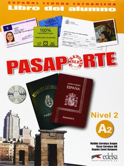 Паперова книга «Pasaporte ELE 2 (A2). Libro del. Alumno (+CD)», автор М. Чирролаза - фото №1 - мініатюра