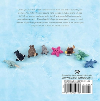 Паперова книга «Mini Amigurumi Ocean», автор Сара Аббондіо - фото №2 - мініатюра