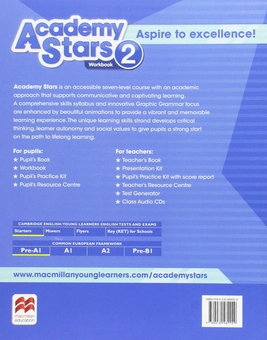 Паперова книга «Academy Stars. Level 2. Workbook», автор Андреа Харріес - фото №2 - мініатюра