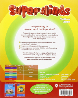 Паперова книга «Super Minds Starter Workbook», автор Герберт Пухта - фото №2 - мініатюра