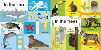 Паперова книга «100 First Animals», автор Доун Сіретт - фото №3 - мініатюра