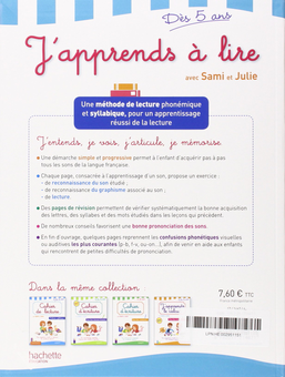 Бумажная книга «J'apprends à lire avec Sami et Julie», авторов Adeline Cecconello, Genevieve Flahaut-Lamorere - фото №2 - миниатюра