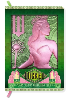 Бумажная книга «Wicked: Elphaba / Glinda Reversible Sculpted Journal», автор Insight Editions - фото №5 - миниатюра