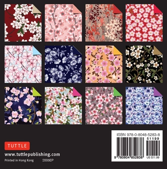 Бумажная книга «Origami Paper 500 sheets Cherry Blossoms» - фото №2 - миниатюра