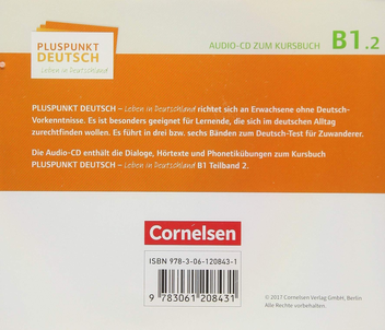 Бумажная книга «Pluspunkt Deutsch NEU B1/2 Audio-CD zum Kursbuch» - фото №2 - миниатюра