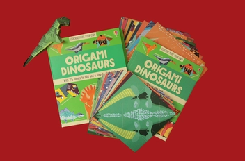 Бумажная книга «Origami Dinosaurs», автор Люси Боумэн - фото №2 - миниатюра