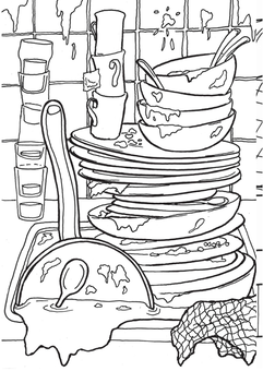 Бумажная книга «Crap Colouring In: Mindless Art Therapy for Modern Life », автор Джо Самнер - фото №4 - миниатюра