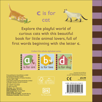 Паперова книга «C is for Cat», автор Марк Паттенден - фото №2 - мініатюра